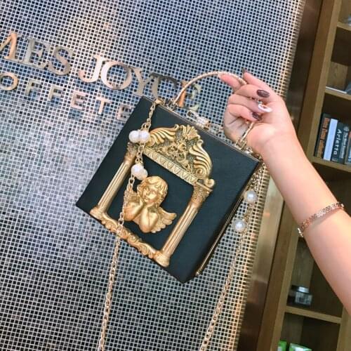 Diamond Wedding Clutch Angel Womens Bag Pearl Party Evening Bag Frame Messenger Crossbody Bag For Women 2021 Lady Shoulder Bag