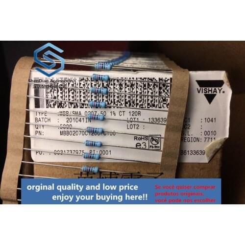 10pcs only orginal new can resistance 1/4W 0.25W 120 ohm 120R