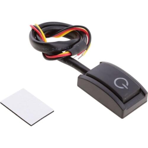 12V 200mA Car Push Button Start Stop On Off Switch Light Control