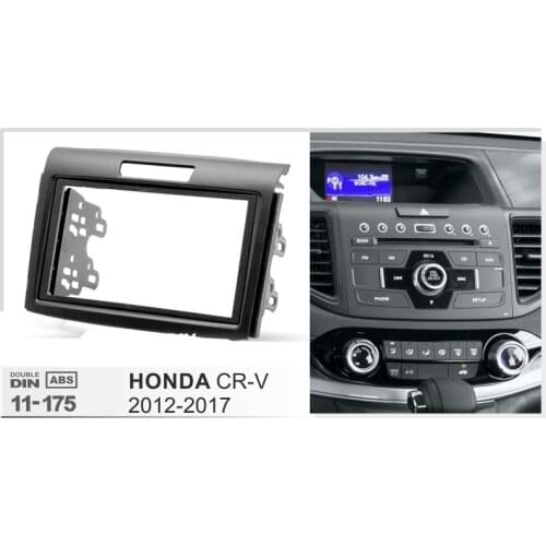 2 DIN Car multimedia Player frame For HONDA CRV CR-V 2012-2017 car Auto Audio Radio stereo GPS NAVI fascia