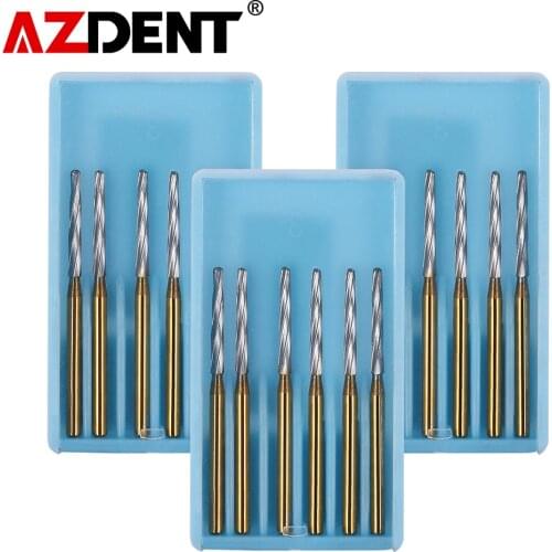 6pcs/Pack FG Zekrya 28mm Dental Drills Surgical Carbide Cutters Finishing Burs High Speed Dental Tools