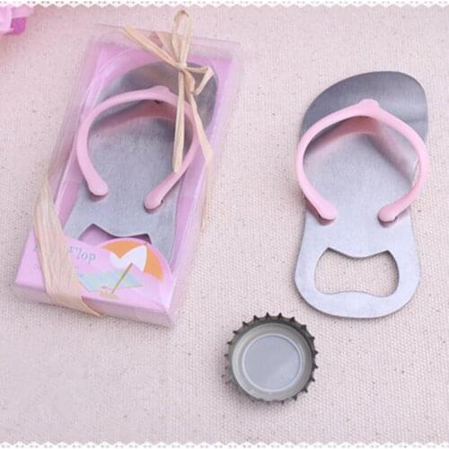 40pcs Flip flops bottle opener wedding favors and gift gift packaging giveaways for guest