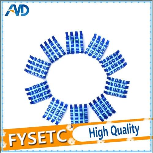 5pcs Raspberry Pi Spiky Heatsinks Cooler Aluminum With Adhesive Heat Sink For Cooling Raspberry Pi 3 / 2 Model B