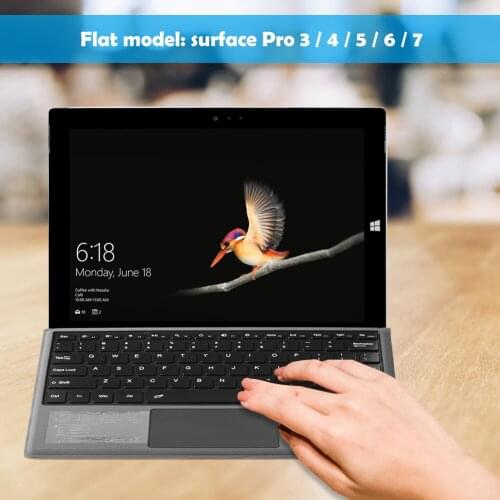 Bluetooth 3.0 Tablet Keyboard Accessories Household Computer for Microsoft Surface Pro 3/4/5/6/7 with Touchpad