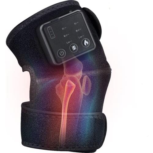 Far Infrared Heating Knee Massage Vibration Joint Pain Relief Shoulder Elbow Support Brace Wrap Belt Massager Pain Treatment