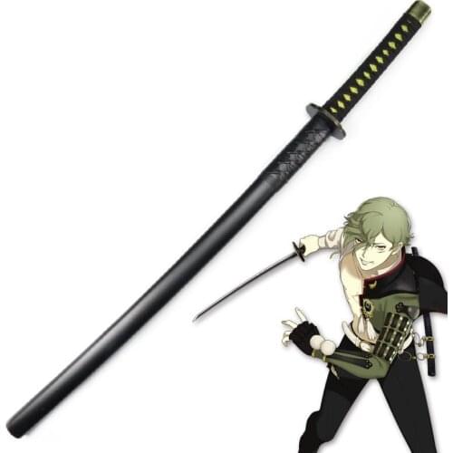 Game Touken Ranbu Online Uguisumaru Katana Wooden Sword Cosplay Prop Samurai Sword