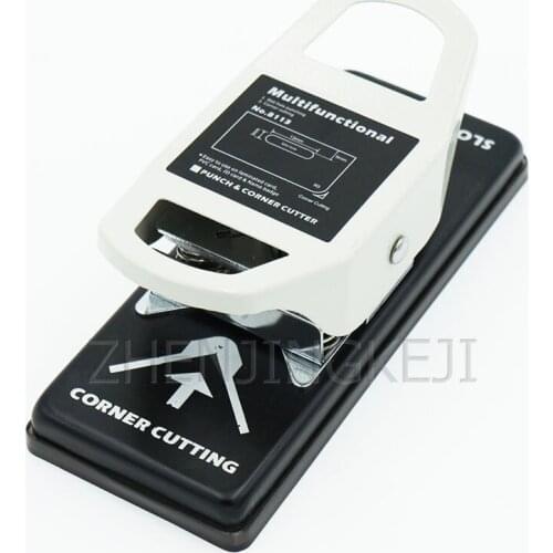 Card Puncher PVC Punching Machine Round R5 Flat Hole 3*13MM Dual-purpose Chamfer Plastic Card Punching Equipment Tools Tool