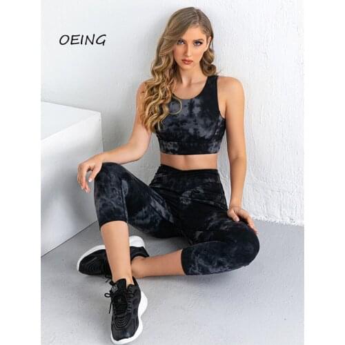 Lounge Wear Set Tie Dye 2 Piece Set Women 2021 Workout Clothes for Women Sport Set Women Plus Size