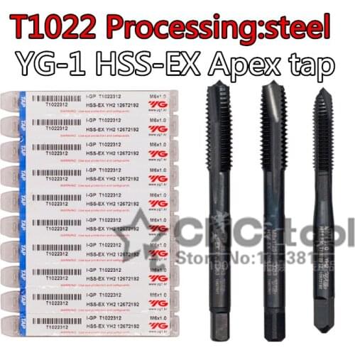 M3 M3.5 M4 M5 M6 M7 M8 M10 M12 South Korea YG - 1 T1022 High quality Apex tap Processing: steel Free shipping