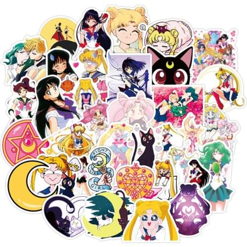 10/30/50PCS Anime Cute Girl Cartoon Graffiti Stickers Skateboard Laptop Guitar Luggage Refrigerator Decoration Toys Wholesale