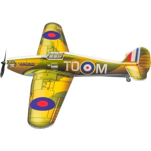 Foam PP Magic Board Micro Indoor Airplane 420mm Hurricane MK.I Plane KIT RC Airplane Hobby Toy
