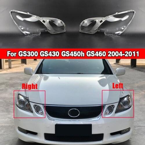 Car Front Headlamp Lens Head Lamp Auto Shell For Lexus GS300 GS430 GS450h GS460 2004~2011 Headlight Cover Car Replacement
