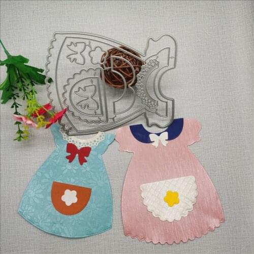 Girls clothing series cutter die DIY greeting card making material metal die cutting tool scrapbook handmade material