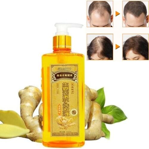 Anti Hair Loss Baldness Ginger Shampoo Dandruff Effective Nourishing Moisturizing Natural Organic Hair Shampoo