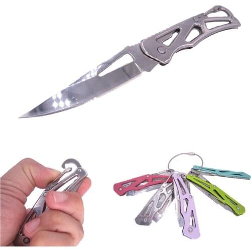 Pare Package survive clip Fold Open Knife Hang Fruit multi tool cut sharp cutter outdoor Box Blade camp razor peel Carabiner