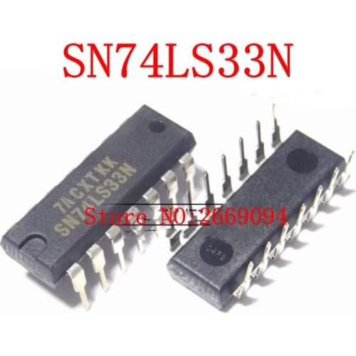 10PCS /50PCS Free shipping SN74LS33N 74LS33N HD74LS33P HD74LS33 74LS33 74LS33P DIP-14 NEW