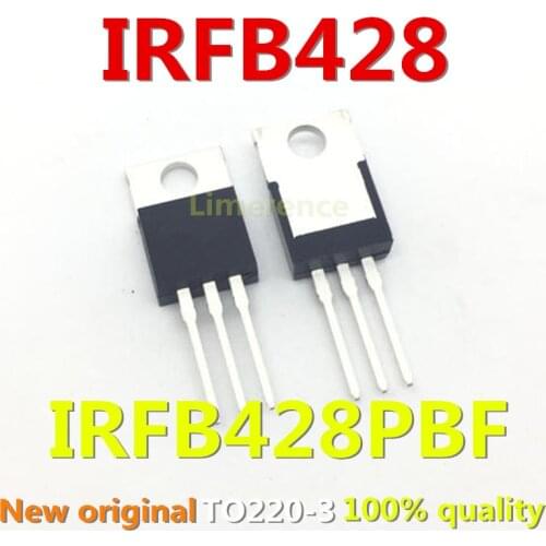 100% nuevo 50 unids/lote original MOSFET IRFB428PBF 40V130A IRFB428 TO-220 Transistor