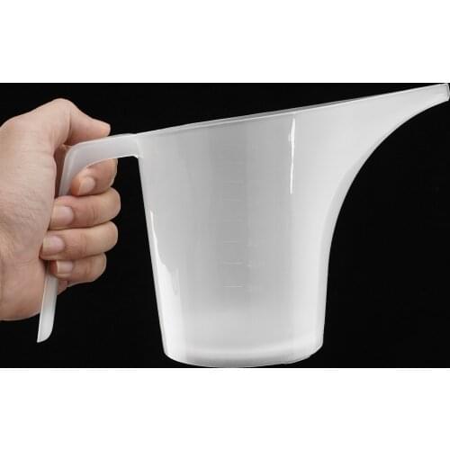 1000ml Funnel Pitcher Pour Measuring Cups Kitchen Baking Water Liquid Measuring Jugs with Funnel Spout Handle Measurement Tools