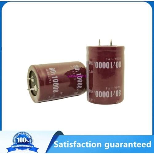 20PCS--2PCS 80V 10000UF 10000UF 80V Electrolytic Capacitors volume: 35X50MM 30X50MM best quality
