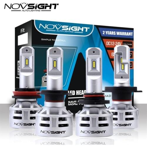 Car LED Headlight Bulbs 60W 10000LM Automobile Headlamp Fog Lights 12V 24V H7 LED H4 led H11 HB3 9005 HB4 9006 D45