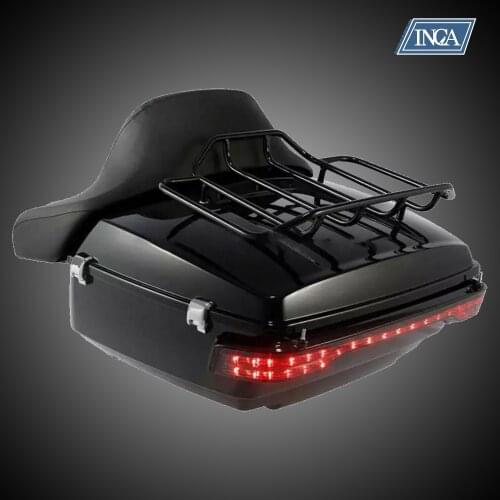 INCA Customization Motorcycle Adaptations Accessory Tailstock Box Trunk With Taillight Backrest With Luggage Rack