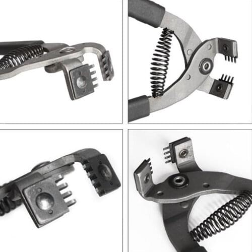 Leather Piercer Chisel Leather Craft Hole Punch Tools Hand-Held Spring Silent Pliers Diamond Sewing Stitching Pricking Iron