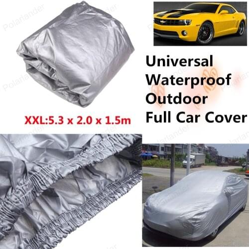 HOT SELL Indoor Outdoor Full Car Cover Waterproof Sun UV Snow Dust Rain Resistant Protection Size XXL Car Covers Free shipping