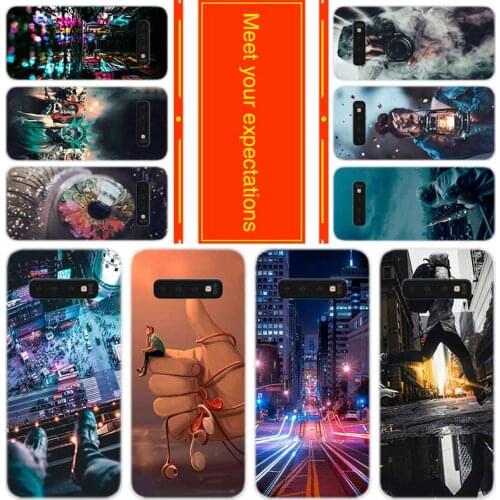 Case Soft for Samsung Note 20 10 9 8 TPU Silicone Cover Pack Note20plus Note10pro Bumper Bag Fitted Cases wallpapers Pattern