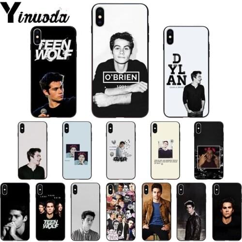Yinuoda Dylan O'Brien Teen Wolf TPU Soft High Quality Phone Case for iPhone 8 7 6 6S Plus X XS MAX 5 5S SE XR 11 11pro max Cover