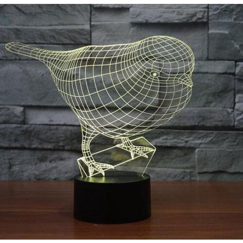 Novelty Electronic Products 3d Stereo Light Lovely cartoon childrens toys Table Lamp For Bedroom Table Moderne Desk Lamp