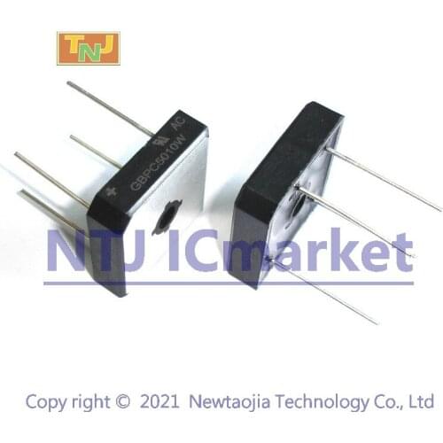 10 PCS GBPC5010W DIP-4 GBPC5010 SINGLE-PHASE BRIDGE RECTIFIER
