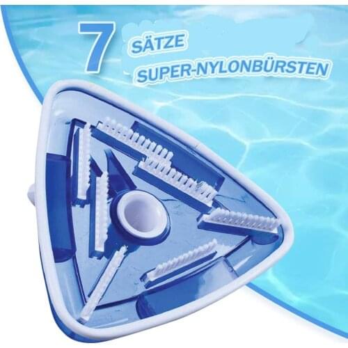 ABS Portable Vacuum Pool Cleaner Swimming Cleaning Tool Zooplankton Body Cleaning Tool Tip Pond Fountain Vacuum Brush Cleaner