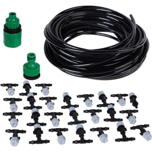 Atomized Automatic Water Spray Sprinkler Garden Irrigation Kit Indoor Cooling and Dust Removal Drip Irrigation Lazy Waterering