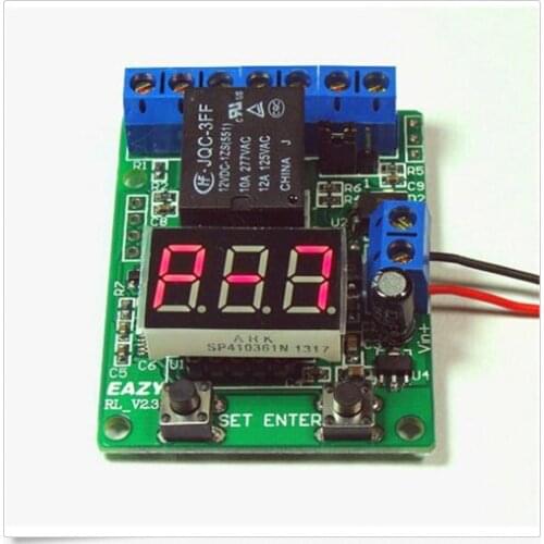 Voltage control relay/timer/delay switch overvoltage/under voltage protection