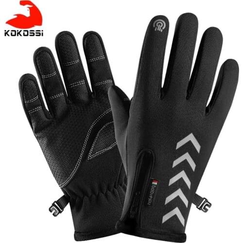 KoKossi Outdoor Fishing Winter Thermal Warm Touchscreen Cycling Bike Bicycle Ski SportMotorcycle Gloves Full Finger Men Women