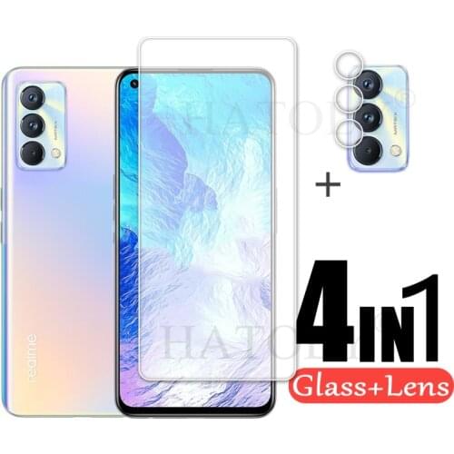 Glass For Realme GT 5G Tempered Glass For Oppo Realme GT 5G Screen Protector Full Glue Ultra-thin Lens Glass For Realme GT 5G