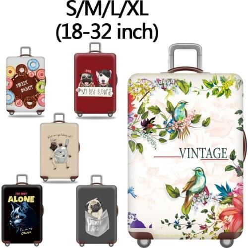 Travel luggage protective cover suitcase accessory Baggag elastic luggage cover apply to 18-32 inch suitcase