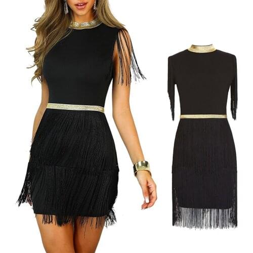 2020 Flapper Fringe Gold Vintage Great Gatsby Sequin Party Dress Slip Sexy Summer Dress dress elegant Sleeveless