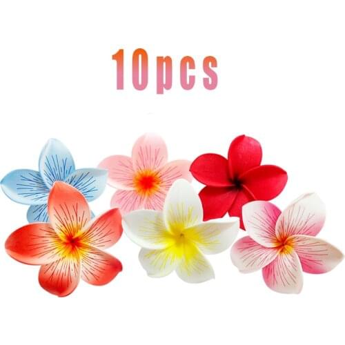 10PCS flowers Wedding Hawaii party Summer party DIY decorations Artificial flowers Hula girls favor hair decoration flower