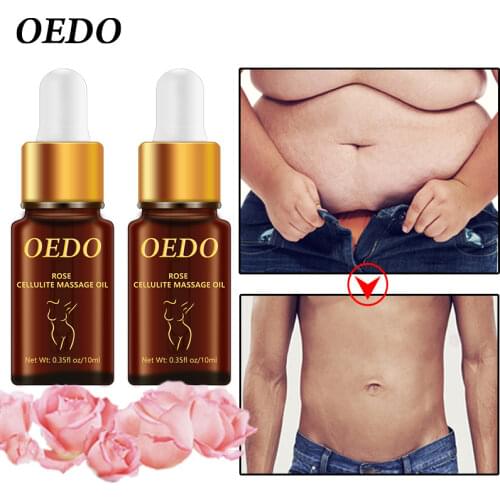 2PCS Slimming Massage Essential Oil Body Care Weight Loss Promote Fat Burn Thin Waist Stovepipe Firming Skin Treatment 10ml
