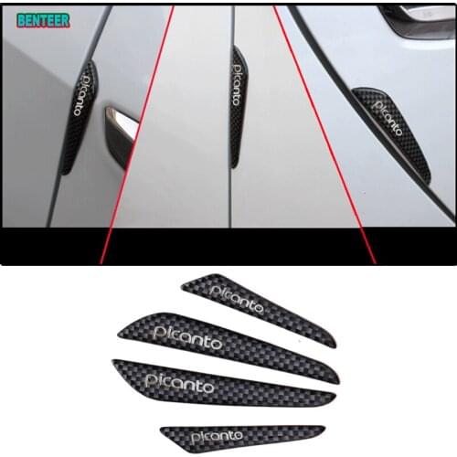 4pcs/lot Car Door Protector Stickers For Kia Picanto