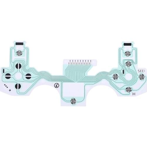 Circuit Film Button Ribbon Conductive Cable Keyboard Flex PCB Replacement for PS4 Playstation 4 10XX 11XX Controller Accessorie