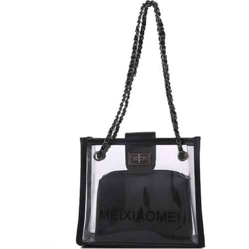 HHYUKIMI Women's Transparent Bags
