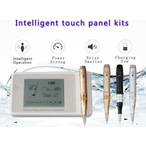 Intelligent Touch Permanent Makeup device&digital Cartridge Machine Kit with Tattoo Gun Control Panel For Eyebrow&Lips