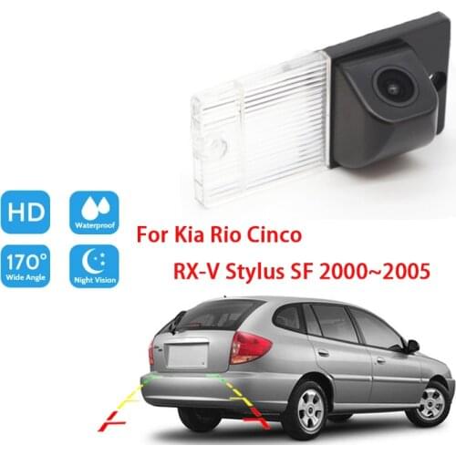 Car Reversing Camera For Kia Rio Cinco RX-V Stylus SF 2000 2001 2002 2003 2004 2005 CCD HD Night Vision Back up Rear View Camera