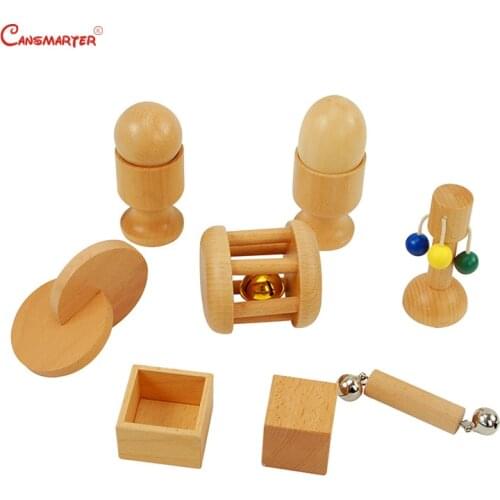 Montessori Sensorial Sets Baby Gift Toys Beech Wood Brain Develop Baby Early Education Game Toy Montessori Materials LT070-S3