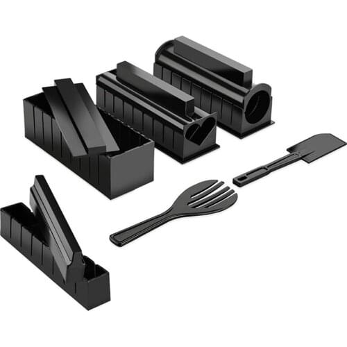 10 Pcs/Set DIY Sushi Making Kit,Roll Sushi Maker Rice Roll Mold,Kitchen Sushi Tools,Japanese Sushi Cooking Tools