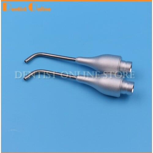 2 pcs Autoclavable Spray Nozzles For Dental Scaler Air Polisher Tooth Prophy Jet