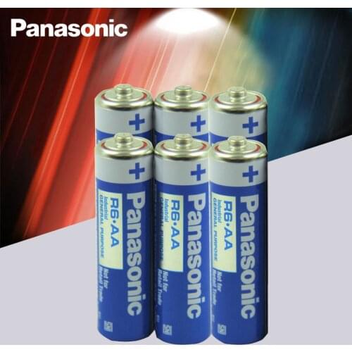 20pcs Panasonic R6 1.5V AA Battery Alkaline Batteries No Mercury Dry Battery For Electric Toy Flashlight Clock Mouse