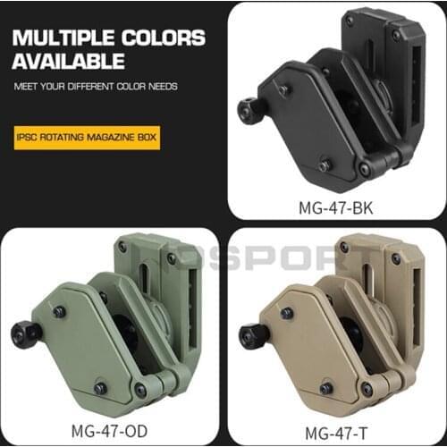 360 Degree Tactical Magazine Holster Glock IPSC Multi-angle Rotating Magazine Box (MG-47)